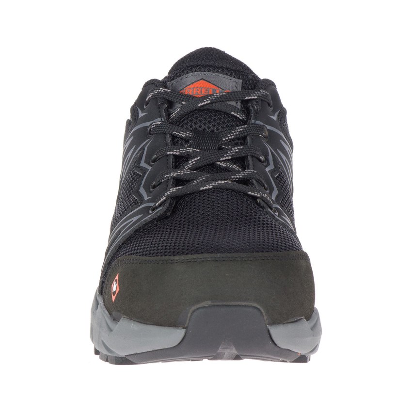 Chaussure de Securite Merrell Fullbench Superlite Alloy Toe Noir Femme | Q.Z.YYFD